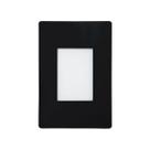 Balizador Luminária P/ Parede Escada Embutir Caixa 4X2 Preto
