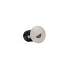 Balizador Nordecor Mini Romi Redondo De Embutir Alto Irc 90 Led 1w Bivolt Branco 3000k Luz Amarela