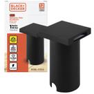 Balizador Quadrado Embutir 0.5w Preto 1 Facho 3000k IP67 Balizador Quadrado Embutir 0.5w Preto 1 Facho 3000k IP67