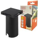 Balizador Quadrado Embutir 2w Preto 4 Fachos 3000k IP67