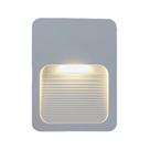 Balizador Sobrepor Led Fit Slim 2w Bivolt Parede Escada Muro Branco