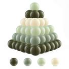 Ball Pit Balls, pacote com 100 bolas de plástico verde-oliva para casas de jogos