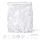 Ball Pit Balls STARBOLO 150-200, pacote branco em formato misto