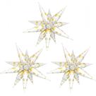 Balloon Baoonworlld Platinum Star, 81 cm, conjunto de bolinhas, 3 unidades