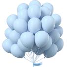 Balloon PartyWoo Pastel Blue 12 polegadas 50 unidades para decoração Balloon PartyWoo Pastel Blue 12 polegadas 50 unidades para decoração