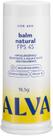 Balm Natural Alva FPS45 Cor 60 Base Protetor 16,5g