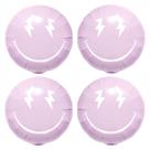 Balões baoonworld Purple Lightning Smile Face x4