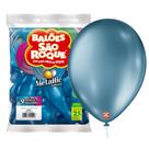 Balões Bexigas Azul Metalizadas Nº9 com 25 Unidades 108530225 - São Roque