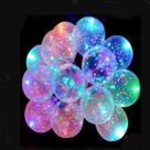 Balões com iluminação intermitente, 100 unidades para decoração de mercado noturno