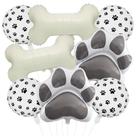 Balões de Cachorro HOLTIOCLAN Conjunto de 8 Peças com Formato de Pata e Osso Balões de Cachorro HOLTIOCLAN Conjunto de 8 Peças com Formato de Pata e Osso