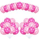 Balões de festa EastIII, rosa, bolinhas, 30 cm, 100 unidades