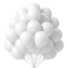 Balões de festa FOTIOMRG brancos, 30 cm, pacote com 50 unidades, látex e hélio, qualidade
