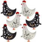 Balões de Festa KINYFY 6 Unidades Galinha Andante 51 cm