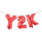 Balões de Festa RUIANSI Y2K de Papel Alumínio 40 cm Conjunto Balões de Festa RUIANSI Y2K de Papel Alumínio 40 cm Conjunto