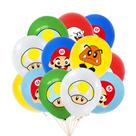 Balões de festa Super Mario Latex 12 polegadas, 24 unidades