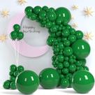 Balões de festa ZizaSary verde escuro 140 unidades 18 cm 12 cm 10 cm 5 cm