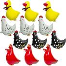 Balões de frango BruinBang Farm Animal Party Supplies x12