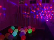 Balões de iluminação LED CEAGGDY 50 cores misturadas 30cm 24h