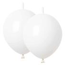 Balões de látex, balões ADIDO EVA Link, brancos, 30 cm, 80 unidades