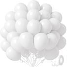 Balões de Látex Brancos Awenztech 30cm (50 Unidades) - Decoração de Festa