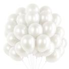 Balões de Látex RUBFAC - 120 Unidades de 30cm (Branco Pérola) para Festa