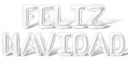 Balões de letras FELIZ NAVIDAD Banner de balão Mylar de alumínio de 40 cm