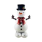 Balões De Natal Grandes Em Papel Alumínio 3PCS, Decoração Inflável De Soldado E Boneco De Neve Para