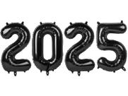 Balões de Número Mylar Mluchee 102cm - Festa de Ano Novo 2025