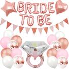 Balões Despedida De Solteira Kit Noiva Decoração Faixa Bride