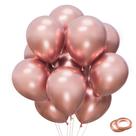 Balões JHBVHBH Rose Gold 12 polegadas 100 unidades para decoração de festas Balões JHBVHBH Rose Gold 12 polegadas 100 unidades para decoração de festas