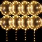 Balões LED missrain Light Up Balões de 20 cm - pacote com 10