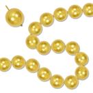 Balões Link Govpy Gold Quick Link 6 cm 60 unidades para decoração