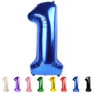 Balões numéricos: 40 polegadas, azul escuro, 1 bebê, decorações de primeiro aniversário para menina, menino, balões de tubarão, balões Stitch Spongebob, decorações de aniversário