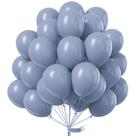 Balões PartyWoo Dusty Blue de 12 polegadas, 100 unidades para decoração Balões PartyWoo Dusty Blue de 12 polegadas, 100 unidades para decoração