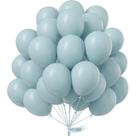 Balões PartyWoo Pale Aqua de 12 polegadas, 100 unidades para decoração Balões PartyWoo Pale Aqua de 12 polegadas, 100 unidades para decoração