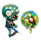 Balões Plants Zombies Anime Mylar 45-90 cm 2 unidades/lote