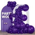 Balões Roxo Royal para Festa - 140 Unidades em Tamanhos Variados Balões Roxo Royal para Festa - 140 Unidades em Tamanhos Variados