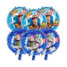 Balões Toy Story 6pcs Conjunto De Balões De Alumínio Disney Buzz Lightyear Woody Para Crianças
