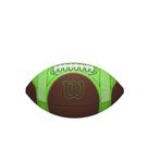 Balón de fútbol americano Wilson GST SpeedSkin Hylite Marrón/Verde Peewee