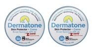Bálsamo de proteção da pele Dermatone com zinco SPF 30, pacote com 2 unidades de 15 ml