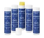 Bálsamo labial ALIDA PURE, conjunto vegano sem perfume, 5 tubos