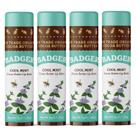 Bálsamo Labial Badger Cocoa Butter Cool Mint Orgânico - 7 mL (4 Unidades)