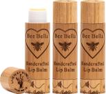 Bálsamo labial Bee Bella Lavender Vanilla 100% natural, pacote com 3 Bálsamo labial Bee Bella Lavender Vanilla 100% natural, pacote com 3
