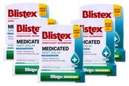 Bálsamo Labial Blistex Medicação de Menta FPS 15 - Pacote com 5 unidades de 4,25 g
