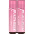 Bálsamo labial Burt's Bees Long Lasting Pink Blossom, pacote com 2