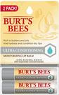 Bálsamo labial Burt's Bees Ultra Conditioning 2 tubos 4,25 ml