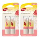 Bálsamo labial Carmex Comfort Care Watermelon Blast 4,25 g, pacote com 4