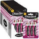 Bálsamo labial ChapStick Classic Cherry 36 tubos de 4,4 ml, 3 pacotes