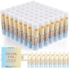 Bálsamo labial DMSKY Appreciation Gifts Bulk 60 unidades com sabor de baunilha