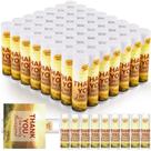 Bálsamo labial DMSKY Appreciation Gifts Bulk 60 unidades com sabor de baunilha